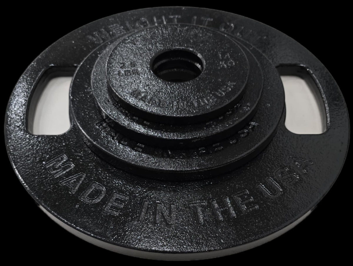 Cast Iron Machined Olympic Weight Plate Sets – 175 lb, 265 lb & 355 lb