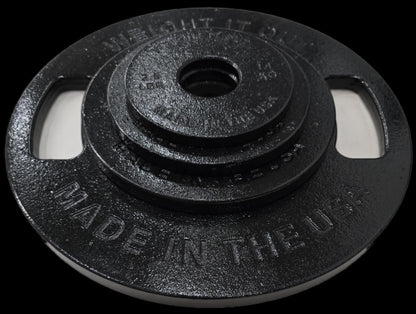 Cast Iron Machined Olympic Weight Plate Sets – 175 lb, 265 lb & 355 lb