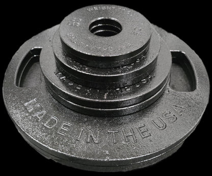 Cast Iron Machined Olympic Weight Plate Sets – 175 lb, 265 lb & 355 lb