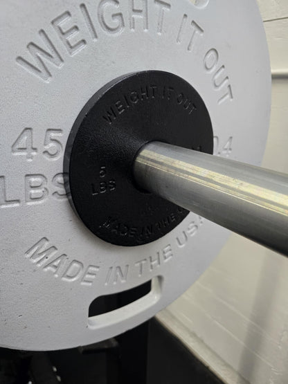 Cast Iron Machined Olympic Weight Plate Sets – 175 lb, 265 lb & 355 lb