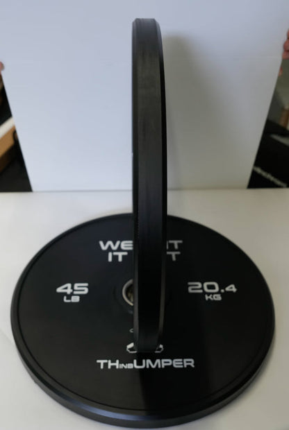 'Thumper' Thin Bumper Weight Plate Pairs – Ultra-Thin Polyurethane Olympic Plates