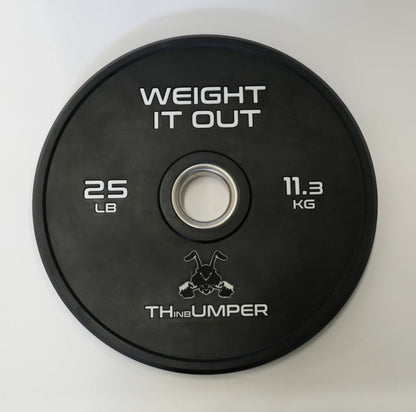 'Thumper' Thin Bumper Weight Plate Sets. (Thinnest Bumper Plates Ever!)