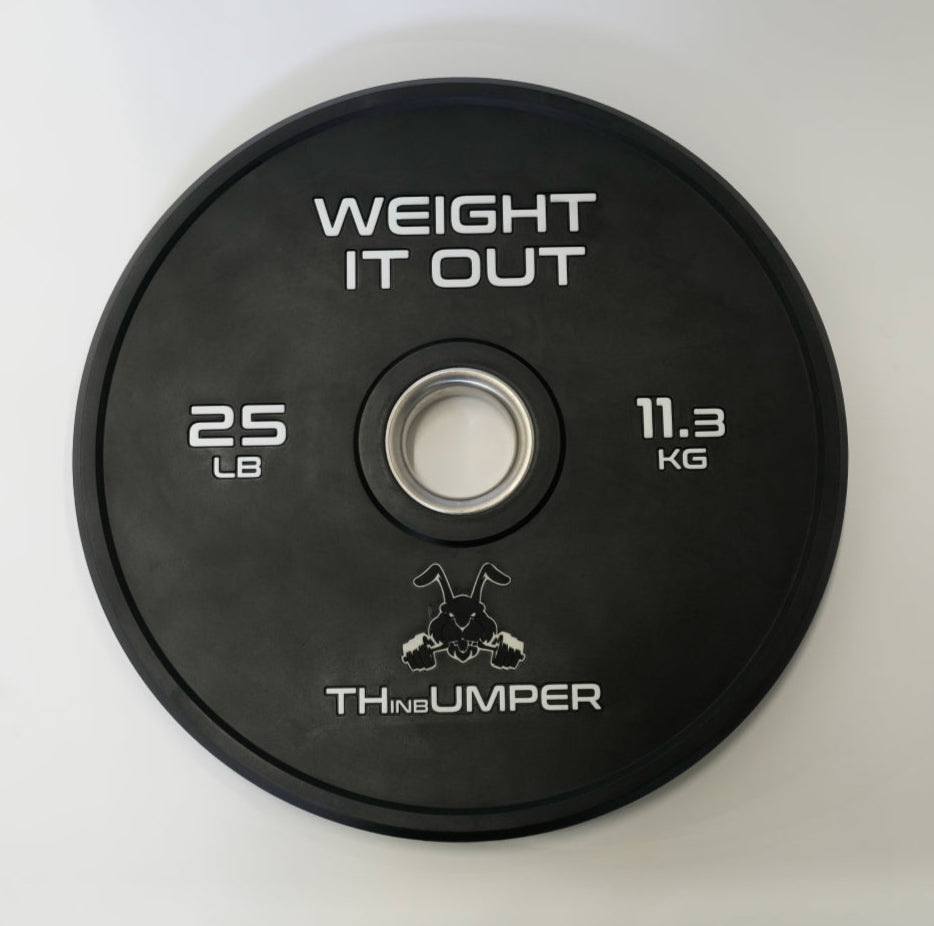 'Thumper' Thin Bumper Weight Plate Pairs – Ultra-Thin Polyurethane Olympic Plates