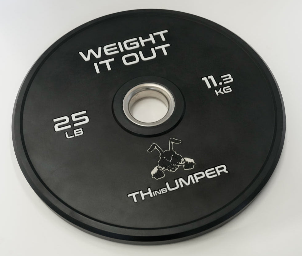 'Thumper' Thin Bumper Weight Plate Pairs – Ultra-Thin Polyurethane Olympic Plates