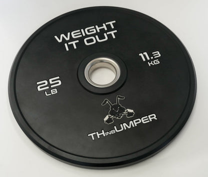 'Thumper' Thin Bumper Weight Plate Pairs – Ultra-Thin Polyurethane Olympic Plates