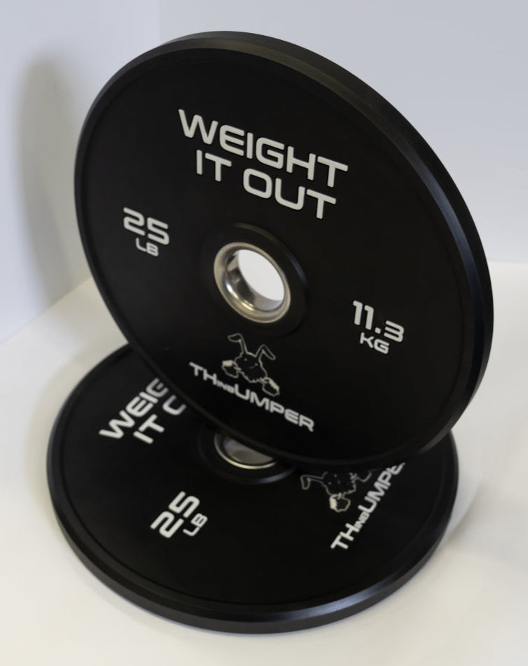 'Thumper' Thin Bumper Weight Plate Pairs – Ultra-Thin Polyurethane Olympic Plates