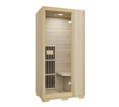 Blisspod Vienna 1-Person Far Infrared Sauna – Low EMF, Hemlock