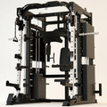 Smith Machine Set Built for Pro Training, Multi-Function Design, Heavy Duty Steel Frame, All-In-One System