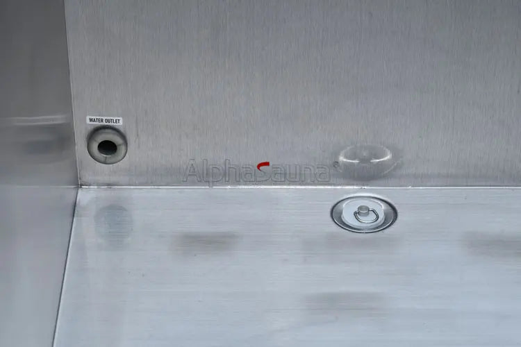 Cedar Hot &amp; Cold Plunge Tub – Stainless Steel, 1.5HP Chiller