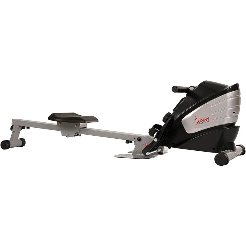 Sunny Health &amp; Fitness Magnetic Rowing Machine – 8-Level Resistance