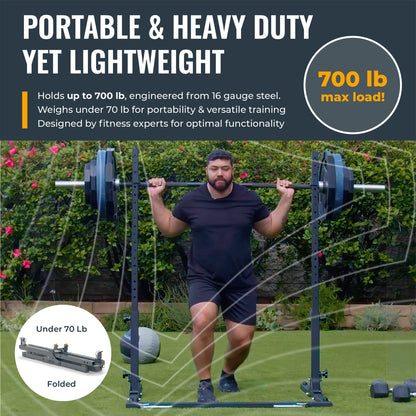 Verse Agile Rack PRO – Portable Folding Squat Rack