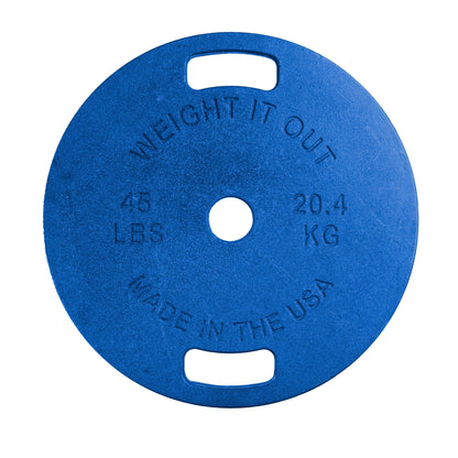Cast Iron Machined Olympic Weight Plate Sets – 175 lb, 265 lb & 355 lb