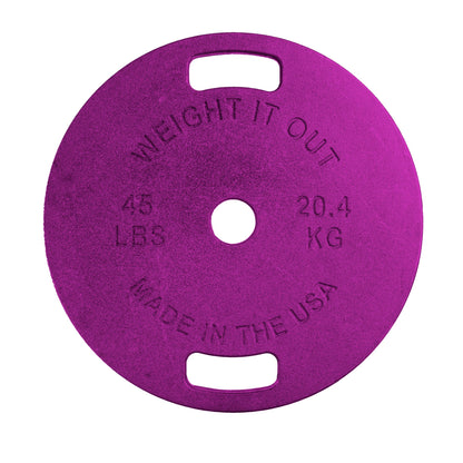 Cast Iron Machined Olympic Weight Plate Sets – 175 lb, 265 lb & 355 lb