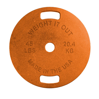 Cast Iron Machined Olympic Weight Plate Sets – 175 lb, 265 lb & 355 lb
