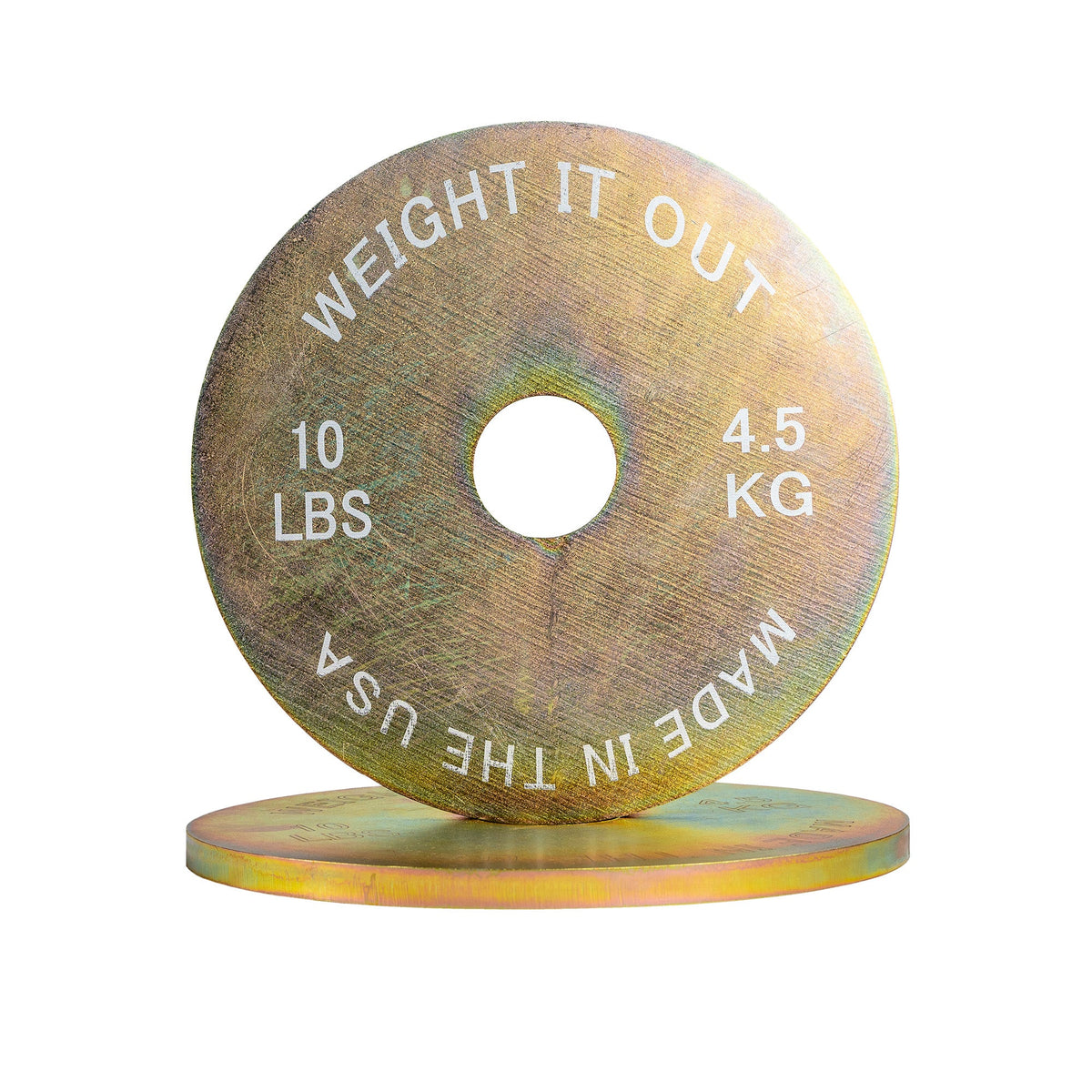 Cast Iron 45 lb & Calibrated Solid Steel Olympic Weight Plate Sets