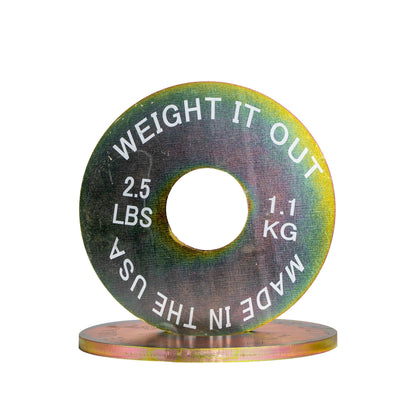 Cast Iron 45 lb & Calibrated Solid Steel Olympic Weight Plate Sets