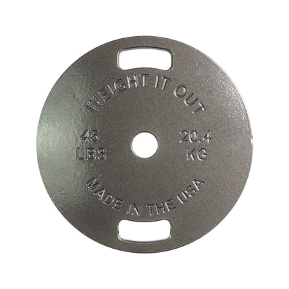 Cast Iron Machined Olympic Weight Plate Sets – 175 lb, 265 lb & 355 lb