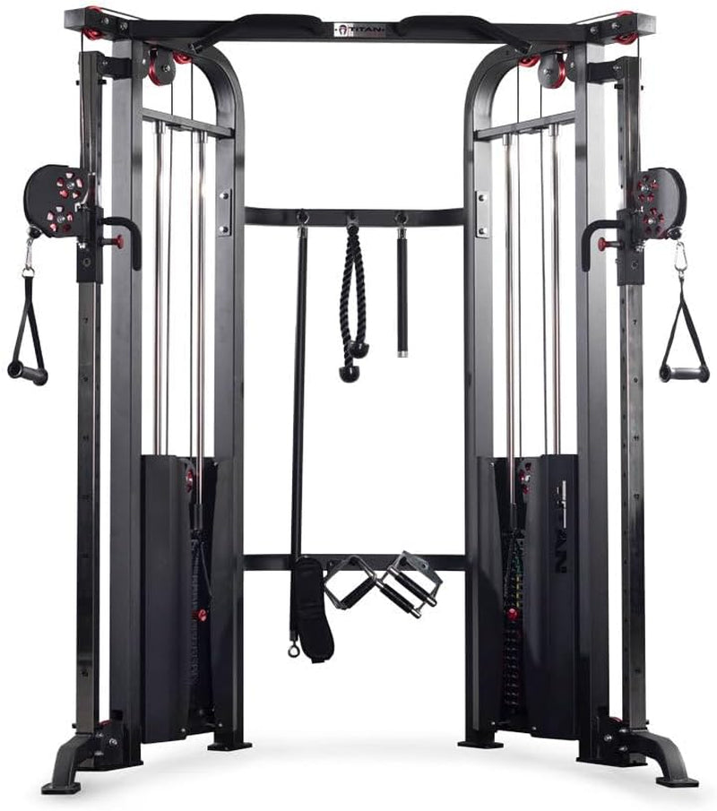 Functional Trainer, Cable Crossover Machine, 200 LB Double Stack