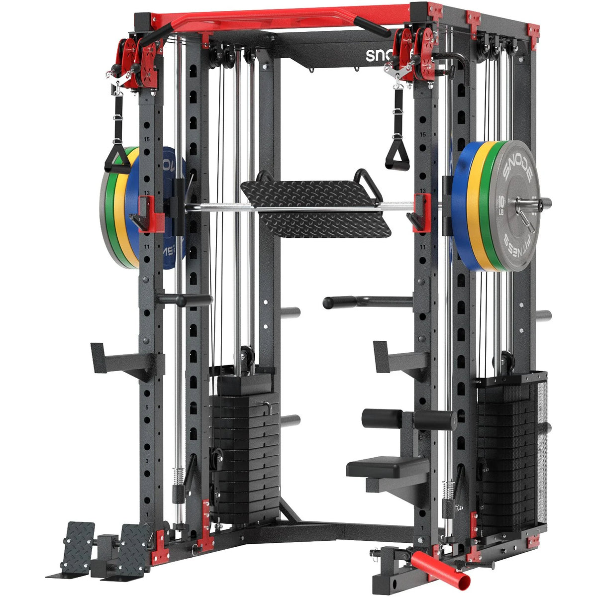 Home Gym Smith Machine - ALL10 Pro with 350LB Weight Stack