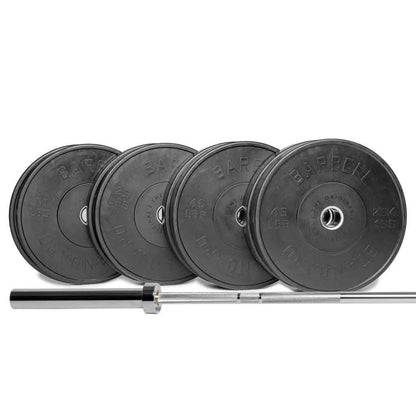 Barbell Standard Olympic Barbell &amp; Weight Set Bundle Builder – Customizable Barbell and Weight Plate Packages for Home &amp; Commercial Gyms