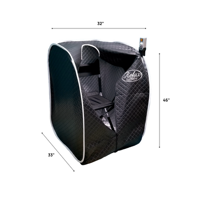Relax Sauna Black Pro Portable Far Infrared Sauna