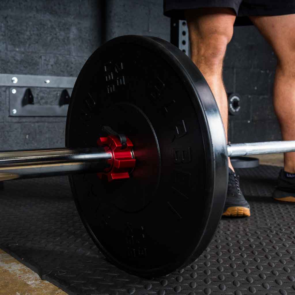 Barbell Standard Olympic Bumper Plates – High-Density Natural Rubber Weight Plates with Low Bounce and 2% Weight Tolerance