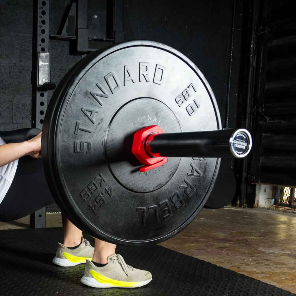 Barbell Standard Olympic Bumper Plates – High-Density Natural Rubber Weight Plates with Low Bounce and 2% Weight Tolerance