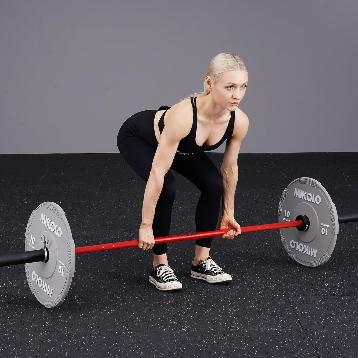 Olympic Weight Plates, 2-Inch Rubber Weight Plates with Steel Insert, Bumper Plates for Strength Training, Weight Plate