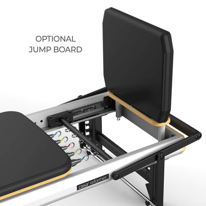 Peak Pilates casa™ Reformer with Long/Short Box – Compact Home Pilates Reformer