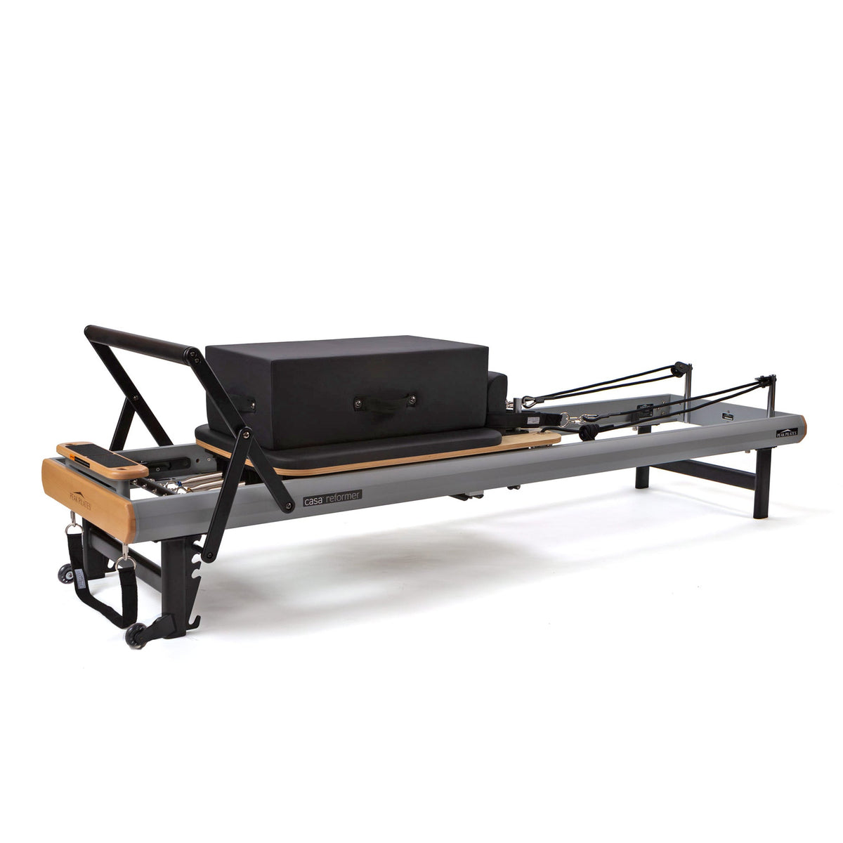 Peak Pilates casa™ Reformer with Long/Short Box – Compact Home Pilates Reformer