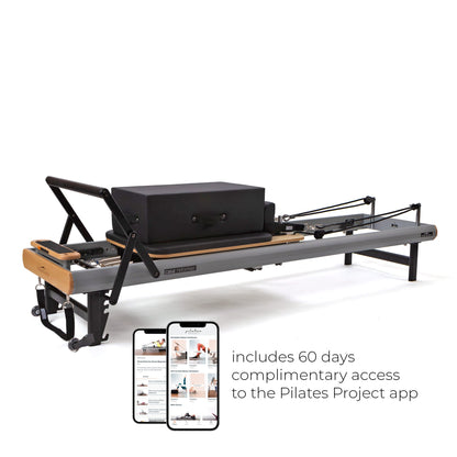 Peak Pilates casa™ Reformer with Long/Short Box – Compact Home Pilates Reformer