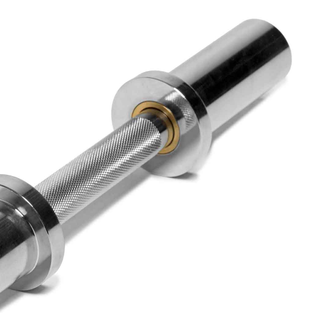 Barbell Standard Olympic Loadable Dumbbell Bars – Pair of 16.5-Inch Loadable Dumbbell Handles with 210 lb Capacity Each