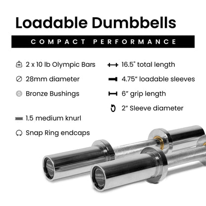 Barbell Standard Specialty Bar &amp; Weight Set Bundle Builder – Custom Olympic Weight Plate Sets with EZ Curl, Hex Trap, Swiss Multigrip and Loadable Dumbbell Bars