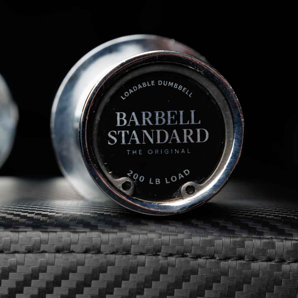 Barbell Standard Olympic Loadable Dumbbell Bars – Pair of 16.5-Inch Loadable Dumbbell Handles with 210 lb Capacity Each