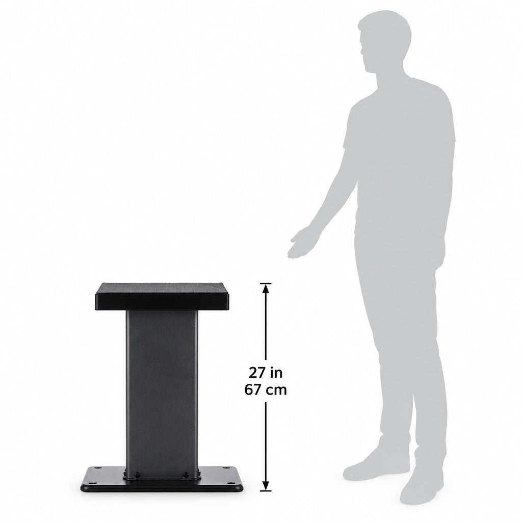 Large Column Stand, Dumbbell Rack & Weight Rack,Silver/Black