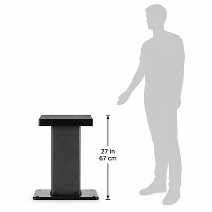 Large Column Stand, Dumbbell Rack & Weight Rack,Silver/Black