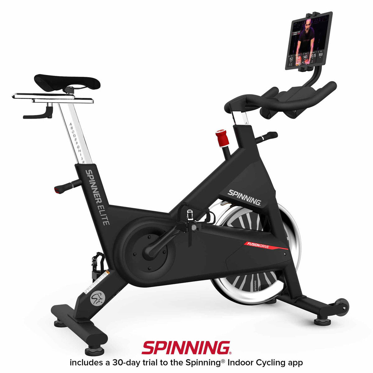 Spinning Elite Connected Spinner Bike – Belt Drive Indoor Cycle