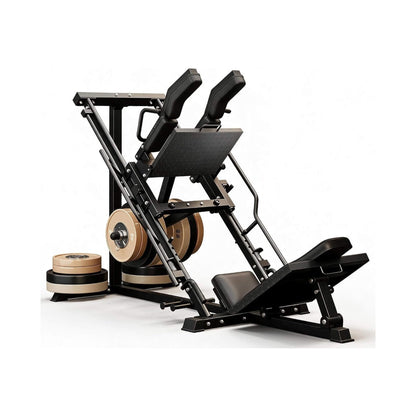 Heavy-Duty 2-in-1 Leg Press & Hack Squat Machine