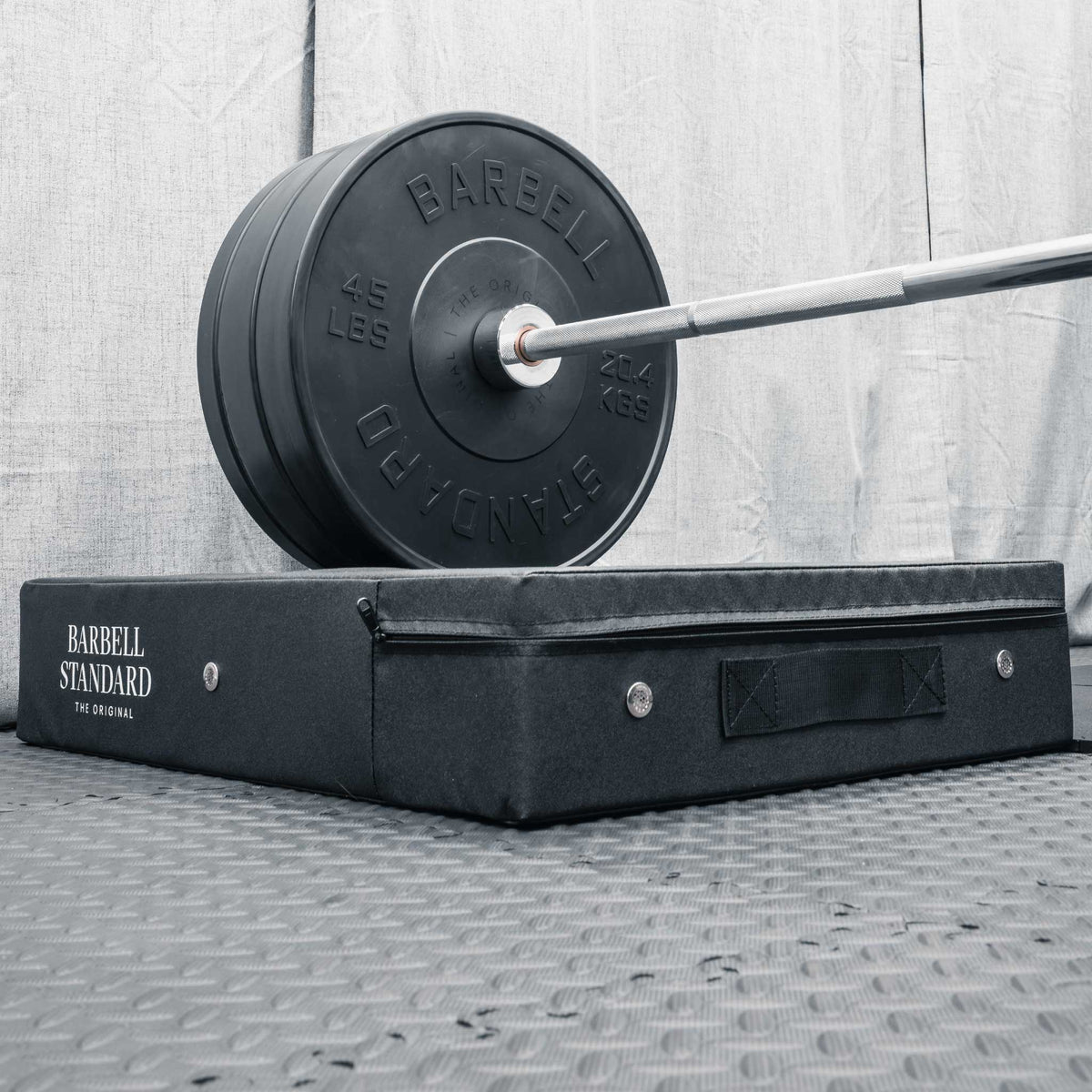 Barbell Standard Weightlifting Drop Pad Set – Heavy-Duty Barbell Crash Pads for Noise Reduction, Floor Protection and Olympic Lifting