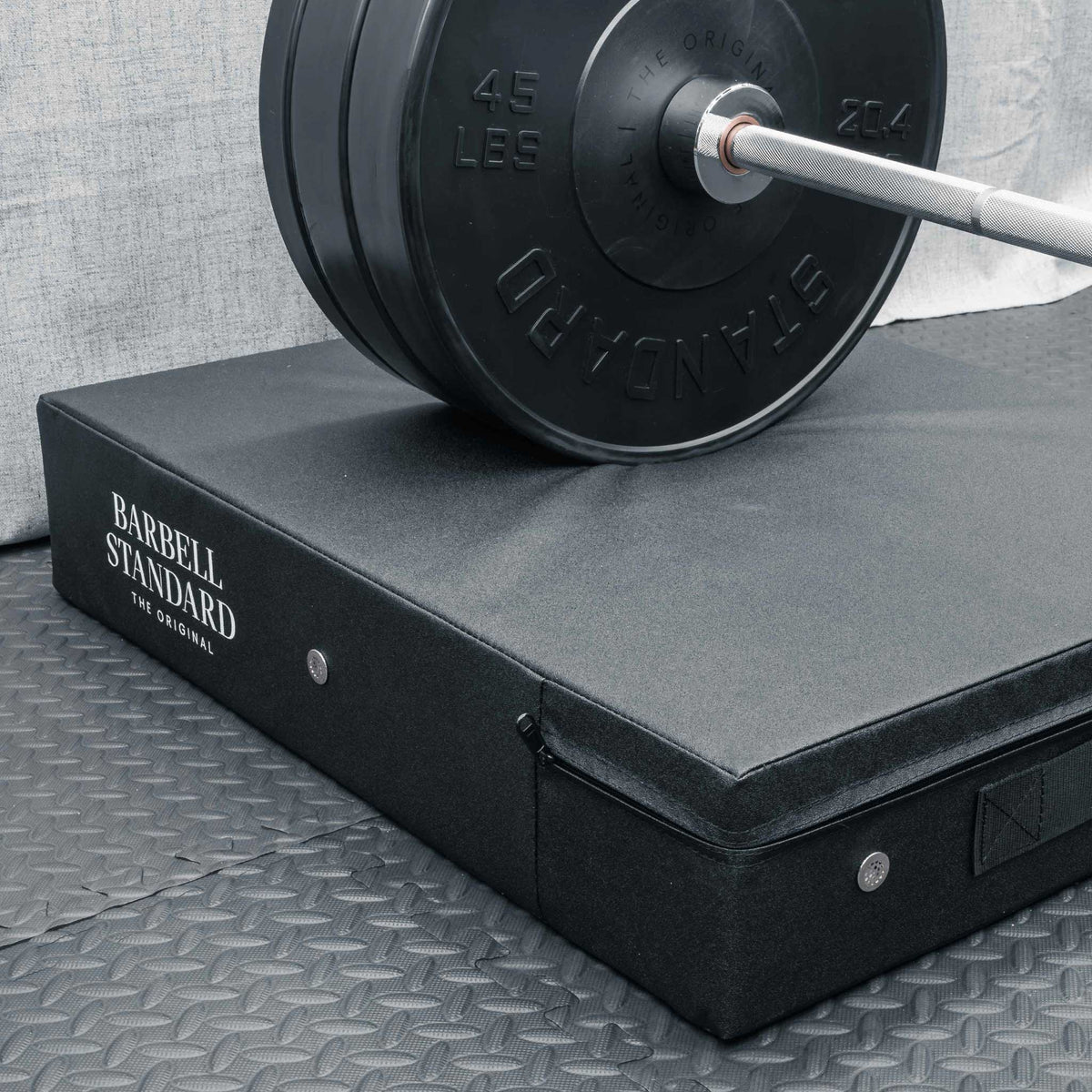 Barbell Standard Weightlifting Drop Pad Set – Heavy-Duty Barbell Crash Pads for Noise Reduction, Floor Protection and Olympic Lifting