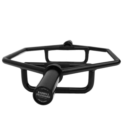 Barbell Standard Hex Bar 2.0 – Compact Olympic Trap Bar with Dual Knurled Handles, 188,000 PSI Steel and 700 lb Weight Capacity