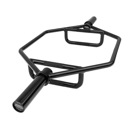Barbell Standard Hex Bar 2.0 – Compact Olympic Trap Bar with Dual Knurled Handles, 188,000 PSI Steel and 700 lb Weight Capacity