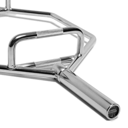 Barbell Standard Olympic Hex Trap Bar – 188,000 PSI Steel Deadlift Bar with Dual Grips and 700 lb Capacity