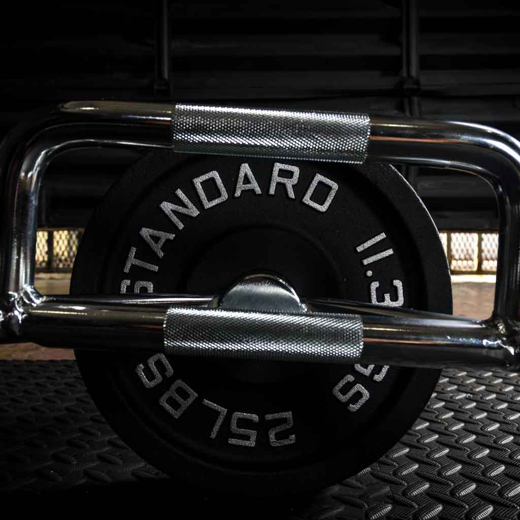 Barbell Standard Olympic Hex Trap Bar – 188,000 PSI Steel Deadlift Bar with Dual Grips and 700 lb Capacity