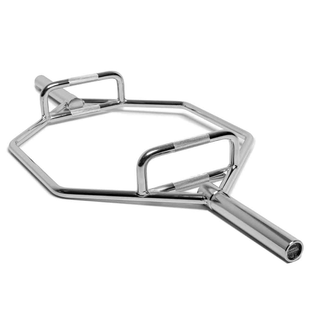 Barbell Standard Olympic Hex Trap Bar – 188,000 PSI Steel Deadlift Bar with Dual Grips and 700 lb Capacity