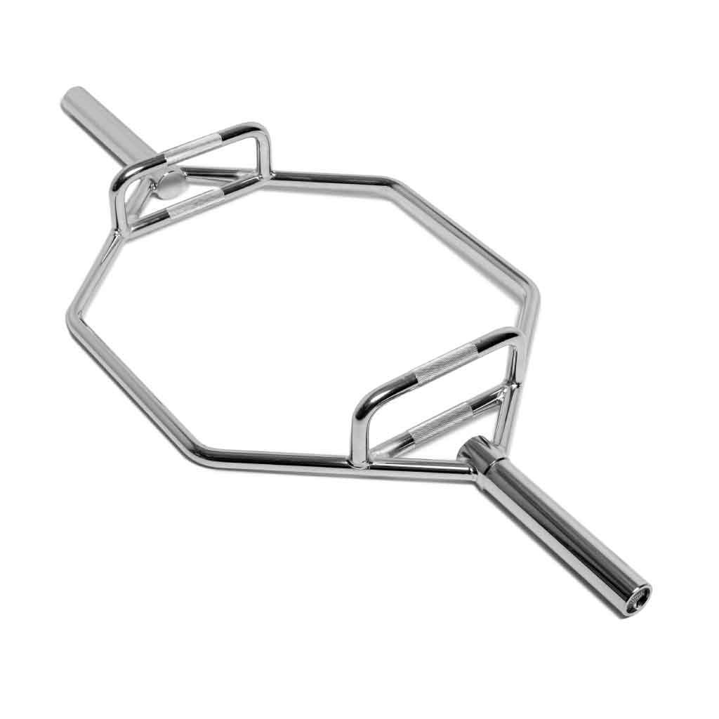 Barbell Standard Olympic Hex Trap Bar – 188,000 PSI Steel Deadlift Bar with Dual Grips and 700 lb Capacity