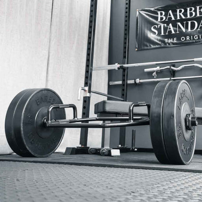 Barbell Standard Hex Bar 2.0 – Compact Olympic Trap Bar with Dual Knurled Handles, 188,000 PSI Steel and 700 lb Weight Capacity