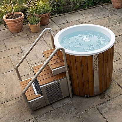 Icetubs IceBarrel XL Hot &amp; Cold Plunge – Thermowood, 37.4–100.4°F