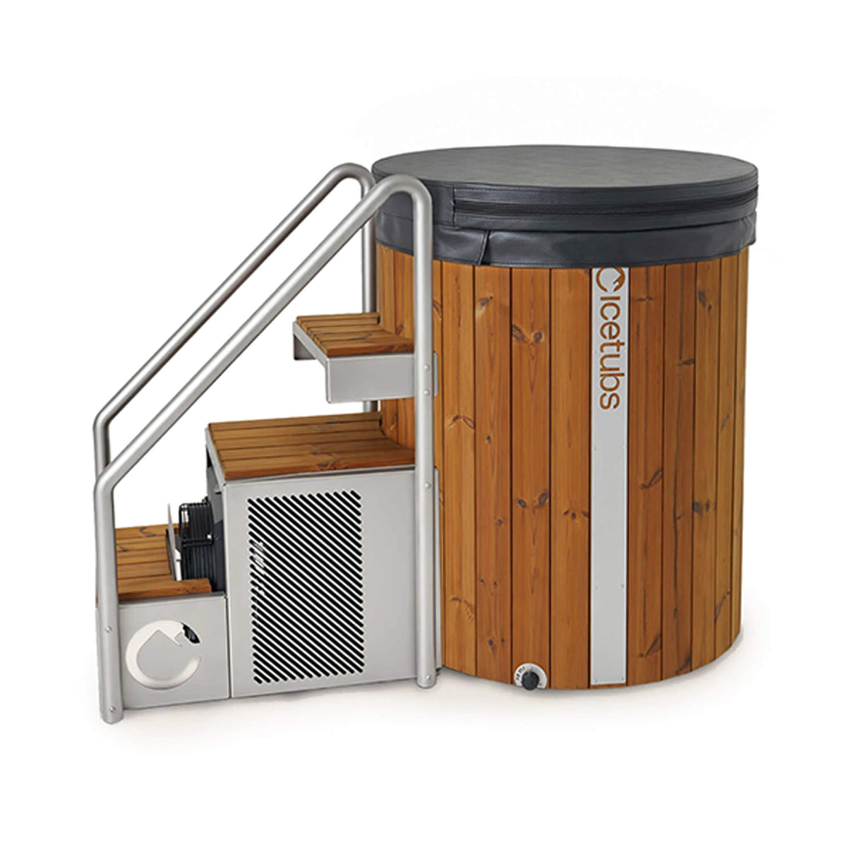 Icetubs IceBarrel XL Hot &amp; Cold Plunge – Thermowood, 37.4–100.4°F