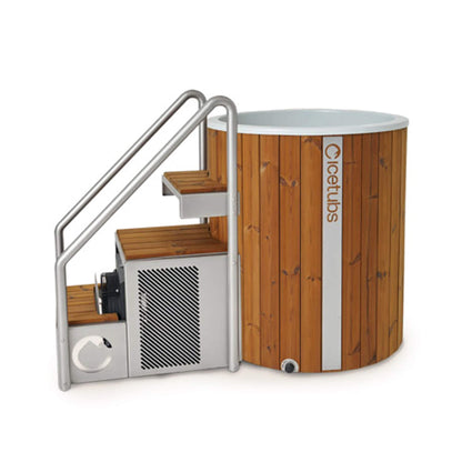 Icetubs IceBarrel XL Hot &amp; Cold Plunge – Thermowood, 37.4–100.4°F